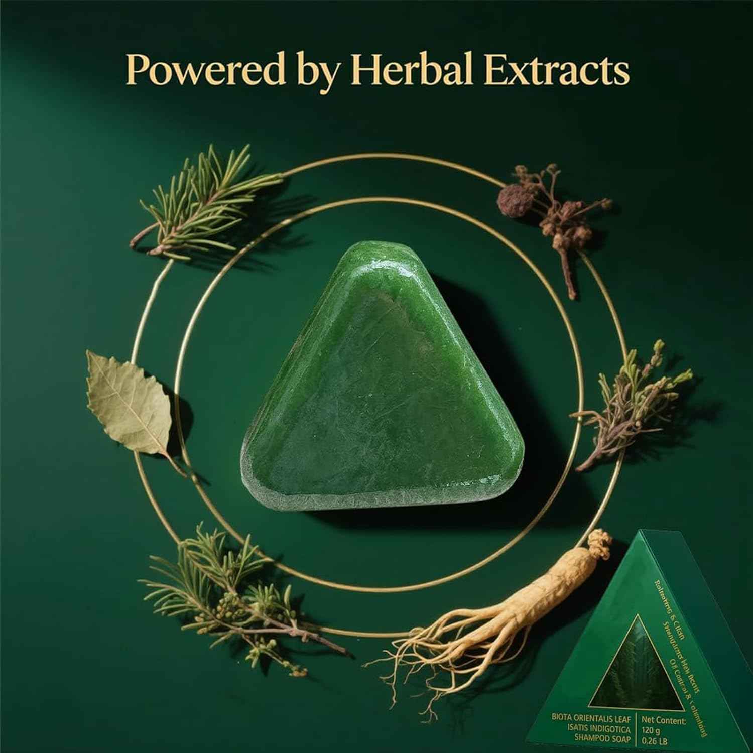 Herbal Glow Solid Shampoo Bar ( Made In Korea )