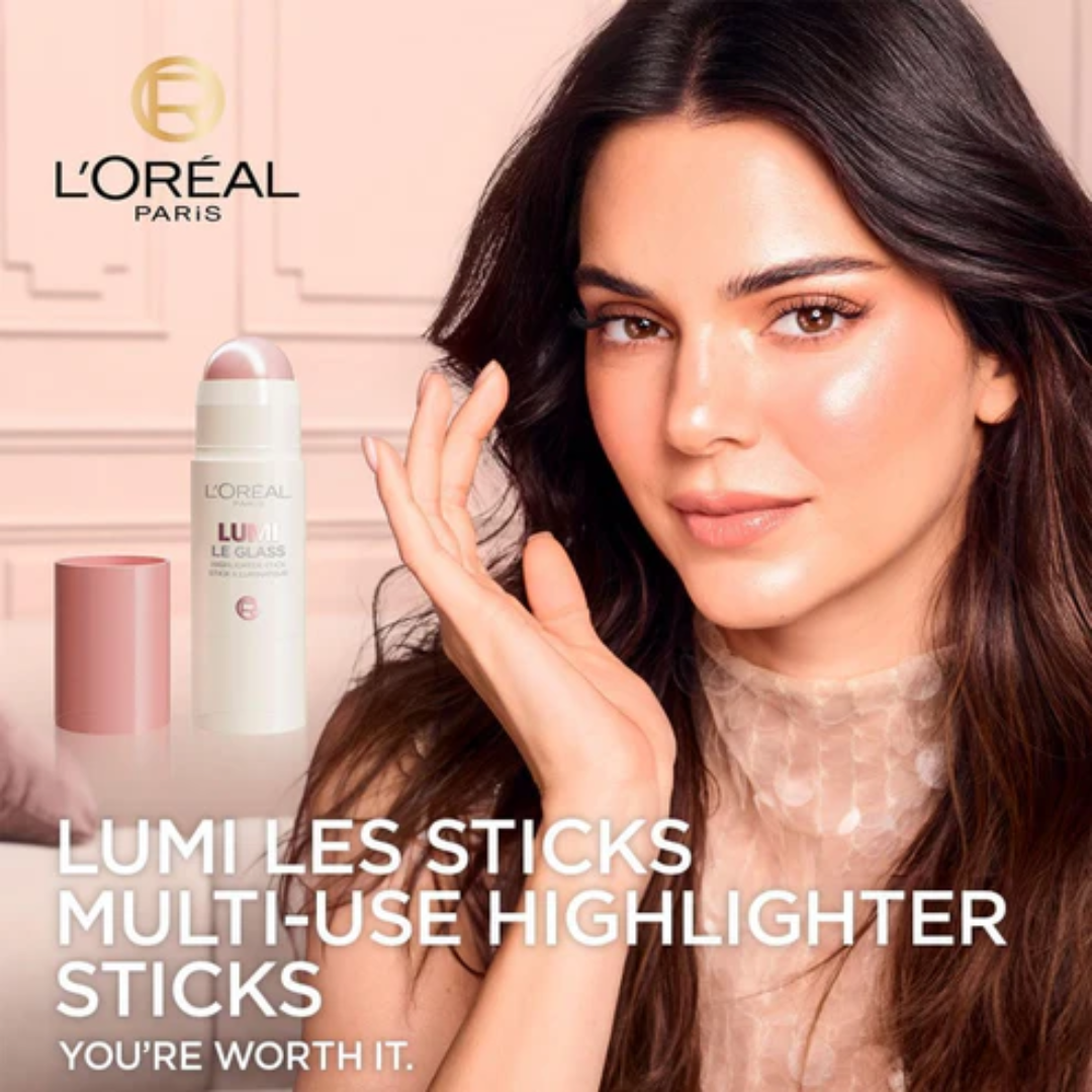 L'Oréal lumi glass stick (Natural glowing skin, moisurizer, primer and highlighter)
