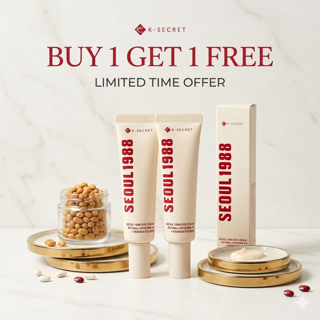 SEOUL 1988 Eye Cream – Retinal Liposome 4% + Fermented Bean ( Buy 1 Get 1 Free )