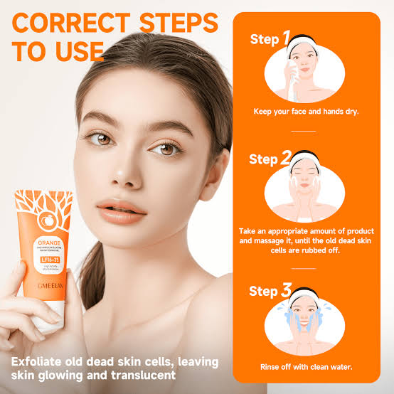Orange Exfoliating gel by one get 1 free