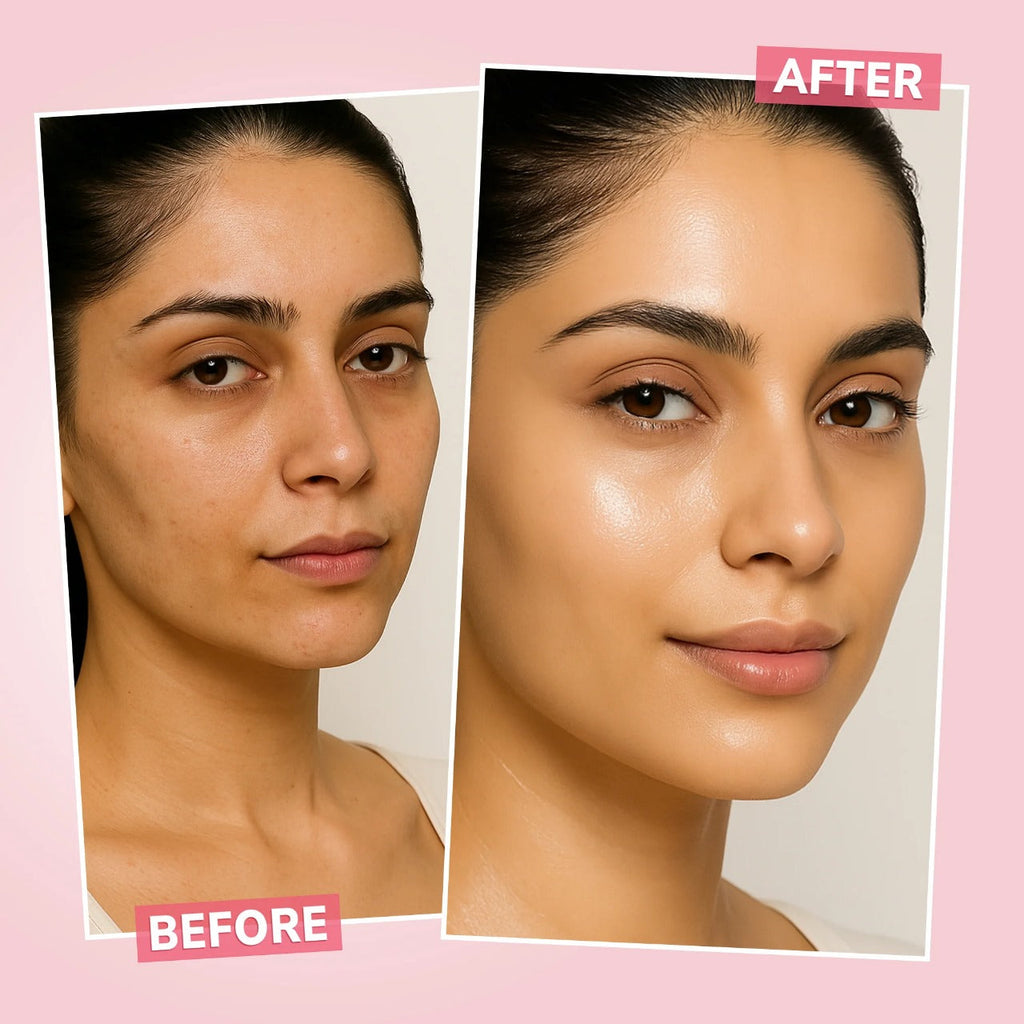 (BUY 1 GET 1 FREE ) Flicka Silk Touch 3 in 1 Moisturizer and Primer for Face | Long-Lasting, Flawless and Dewy Makeup Base | Pore Minimizer | All Skin Types