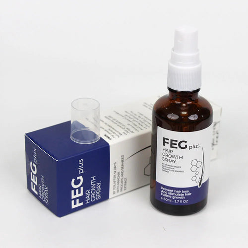100% Original-FEG Plus Hair Fall Spray make hair long, thick, and strong lmprove Baldness/Balchar, prevent hair loss,