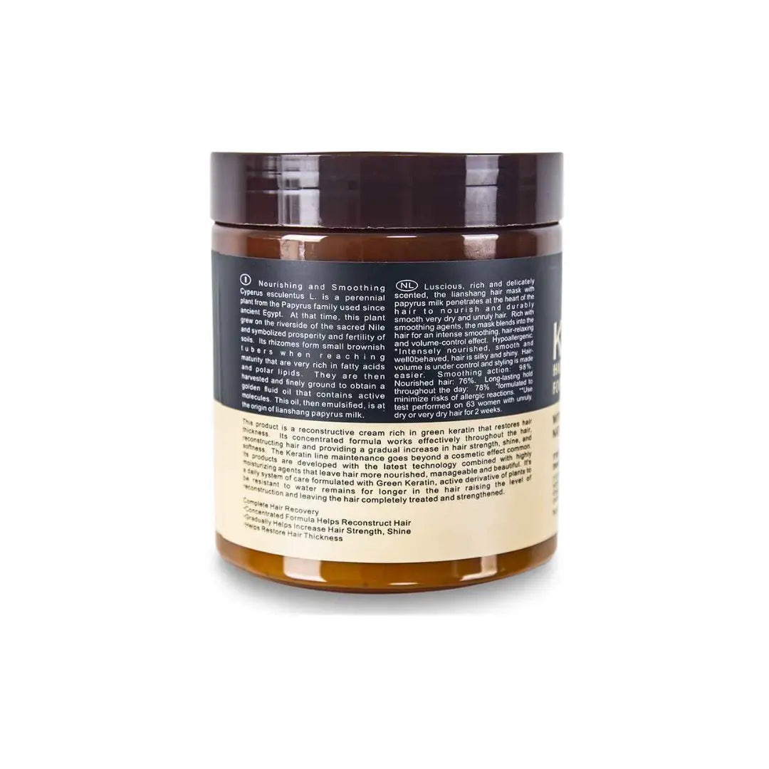 Keratin Hair Mask with Brazil Nut Oil – Deep Repair & Shine 500 ml